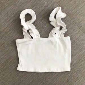 Zara ribbed crop top